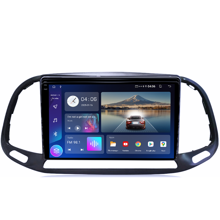 Navigatie dedicata Fiat Doblo 2015-2019, 4GB RAM 64GB ROM, Quadcore, Android 14, Display QLED 1K 9", DSP, Carplay&Android Auto, Suport camere AHD [2]