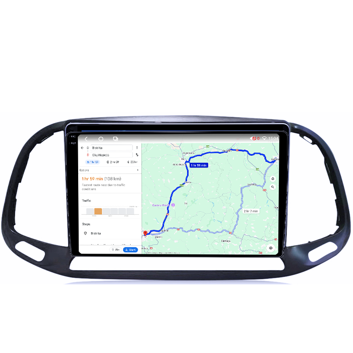 Navigatie dedicata Fiat Doblo 2015, 4GB RAM 64GB ROM, Octacore, Android 14, Display QLED 1K 9", Carplay&Android Auto, SIM 4G, Ventilator Activ [4]