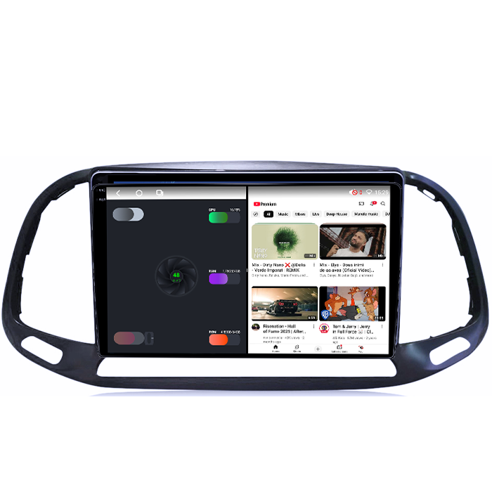 Navigatie dedicata Fiat Doblo 2015, 4GB RAM 64GB ROM, Octacore, Android 14, Display QLED 1K 9", Carplay&Android Auto, SIM 4G, Ventilator Activ [3]