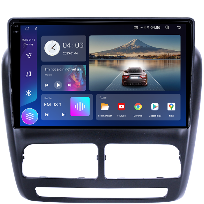 Navigatie dedicata Fiat Doblo 2015, 4GB RAM 64GB ROM, Quadcore, Android 14, Display QLED 1K 10", DSP, Carplay&Android Auto, Suport camere AHD [2]