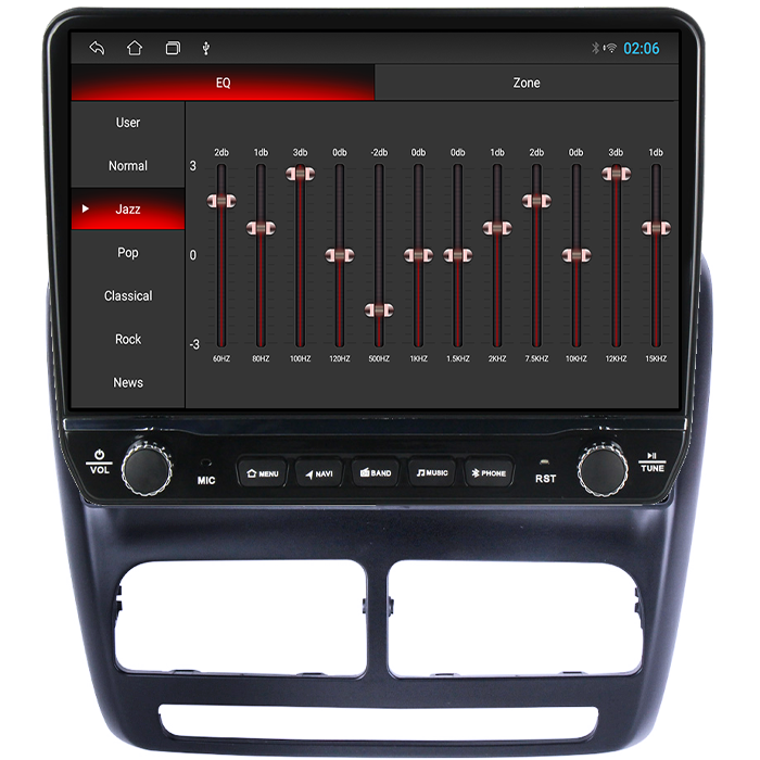 Navigatie dedicata Fiat Doblo 2015 Tesla cu butoane rotative model 2024, 4GB RAM 64GB ROM, Procesor Quadcore, Android 14, Display QLED 10", DSP, Carplay&Android Auto [2]