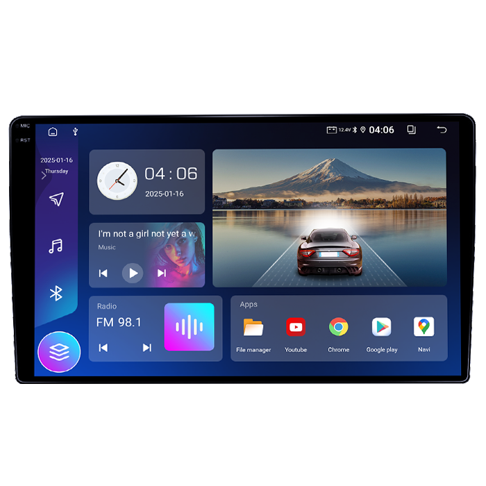 Navigatie dedicata Fiat Ducato 2006-2016 Low, 4GB RAM 64GB ROM, Quadcore, Android 14, Display QLED 1K 9", DSP, Carplay&Android Auto, Suport camere AHD [2]