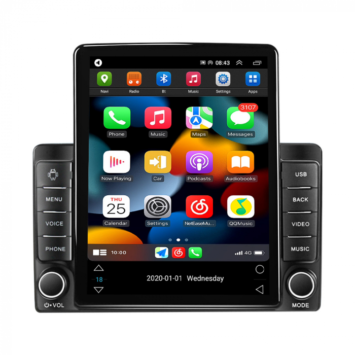 Navigatie dedicata Citroen Relay 2006- Tesla Style, 8+128 GB, ANDROID 13,Carplay&Android Auto, 10 inch, Internet, Aplicatii, Waze, Gps [2]