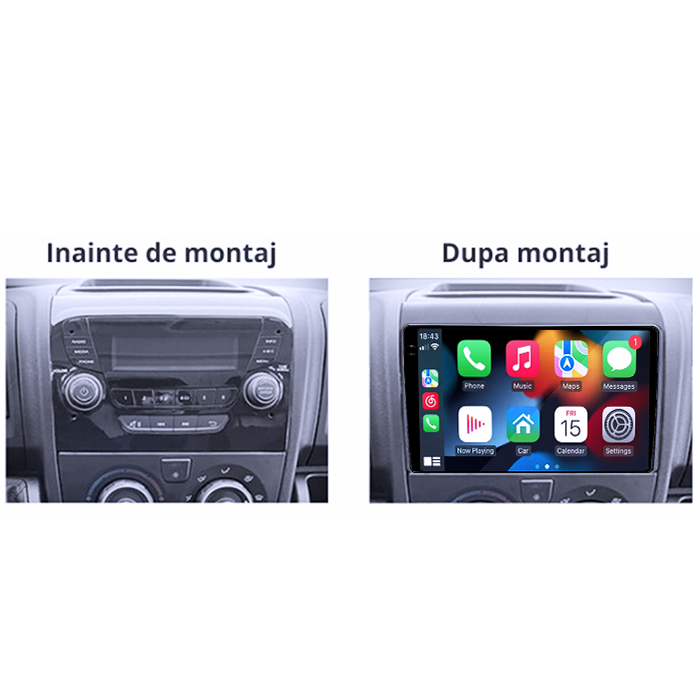 Navigatie dedicata Fiat Ducato 2020, 4GB RAM 64GB ROM, Procesor Qualcomm Octacore, Android 14, Rezolutie 2K, Display QLED 9", DSP, Carplay&Android Auto, SIM 4G [7]