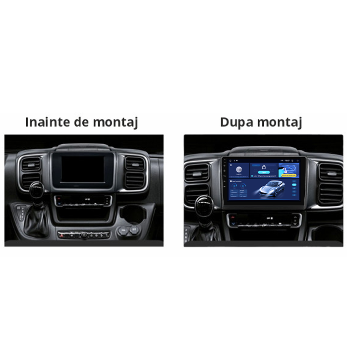 Navigatie dedicata Fiat Ducato 2022+, 4GB RAM 32GB ROM, Octacore, Android 14, Display QLED 9", DSP, Carplay&Android Auto, SIM 4G, Bluetooth, Ventilator Activ [5]