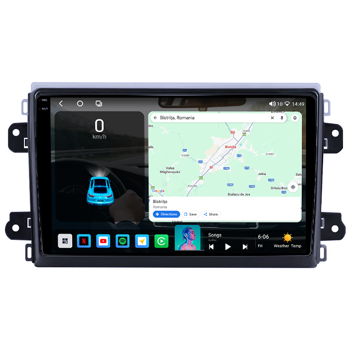Navigatie dedicata Fiat Ducato 2022+, 4GB RAM 64GB ROM, Octacore, Android 14, Display QLED 1K 9", Carplay&Android Auto, SIM 4G, Ventilator Activ [2]