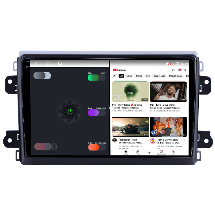 Navigatie dedicata Fiat Ducato 2022+, 4GB RAM 64GB ROM, Octacore, Android 14, Display QLED 1K 9", Carplay&Android Auto, SIM 4G, Ventilator Activ [3]