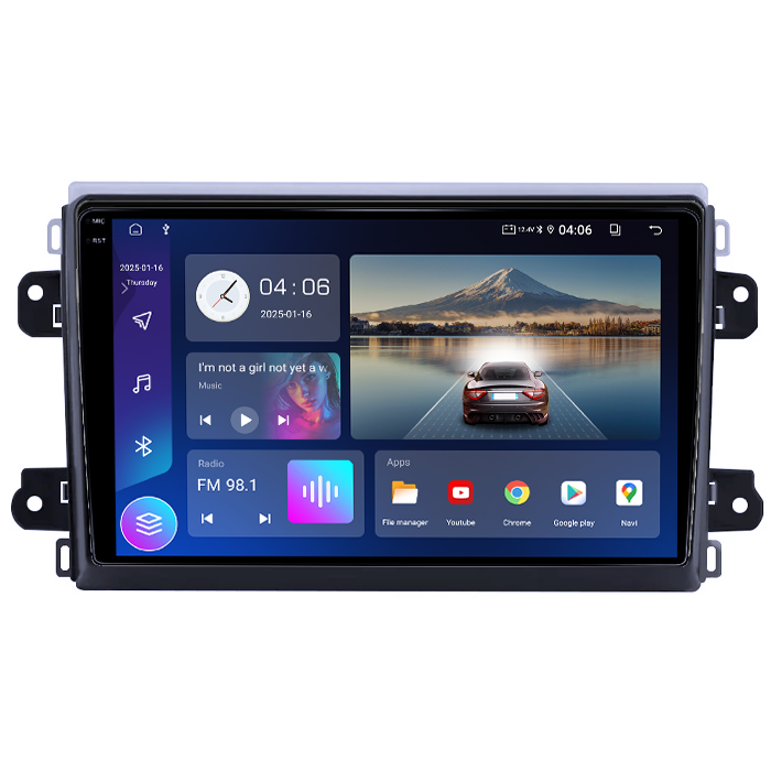 Navigatie dedicata Fiat Ducato 2022+, 4GB RAM 64GB ROM, Quadcore, Android 14, Display QLED 1K 9", DSP, Carplay&Android Auto, Suport camere AHD [2]