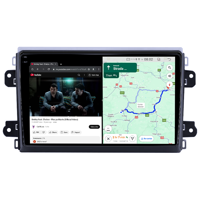 Navigatie dedicata Fiat Ducato 2022+, 4GB RAM 64GB ROM, Quadcore, Android 14, Display QLED 1K 9", DSP, Carplay&Android Auto, Suport camere AHD [4]