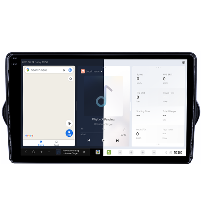 Navigatie dedicata Fiat TIPO, Egea 2015-2018 DUDU3, 4GB RAM 64GB ROM, Octacore, Platforma 8581, Android, Display QLED 9", DSP, Carplay&AndroidAuto [2]