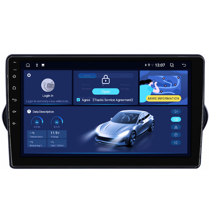 Navigatie dedicata Fiat Egea 2015-2018, 8GB RAM 128GB ROM, Octacore, Platforma TS18, Android 13, Display QLED 9”, Suporta camera 360º, DSP, Carplay&Android Auto, SIM 4G, Ventilator Activ [2]
