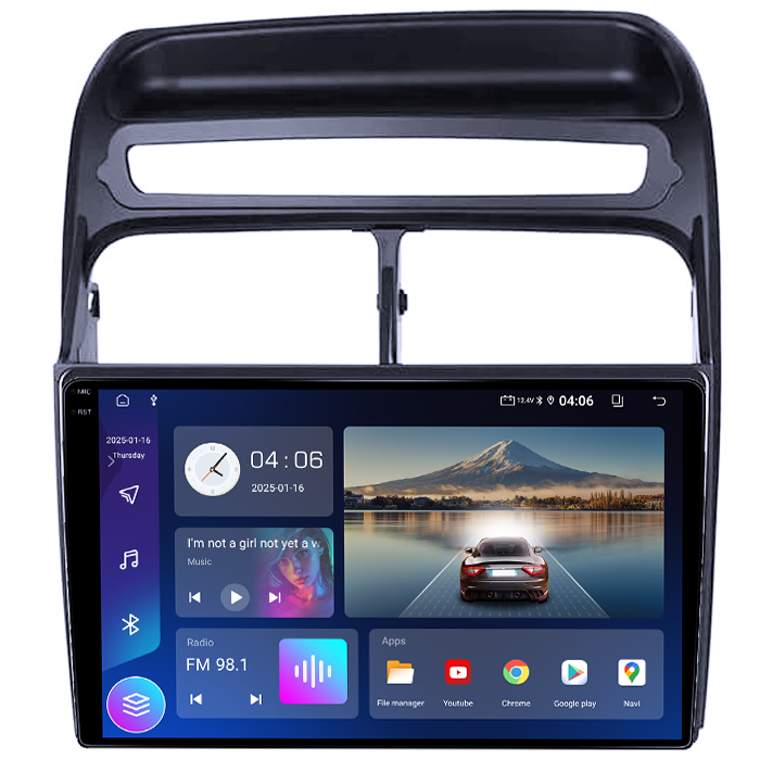 Navigatie dedicata Fiat Fiat Linea 2006-2012, 4GB RAM 64GB ROM, Quadcore, Android 14, Display QLED 1K 9", DSP, Carplay&Android Auto, Suport camere AHD [2]