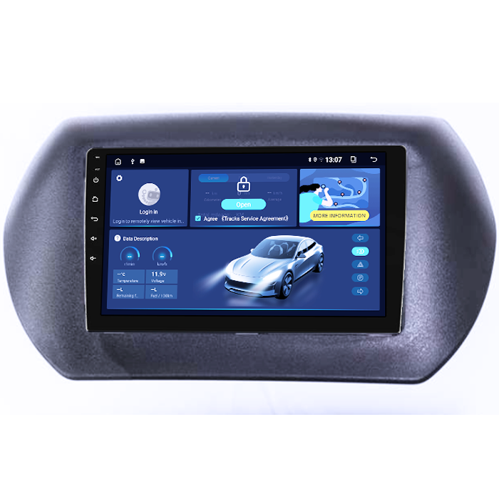 Navigatie dedicata Fiat Fiorino 2008/Citroen Nemo/Peugeot Bipper, 8GB RAM 128GB ROM, Octacore, Platforma TS18, Android 13, Display QLED 10”, Suporta camera 360º, DSP, Carplay&Android Auto, SIM 4G, Ven [2]