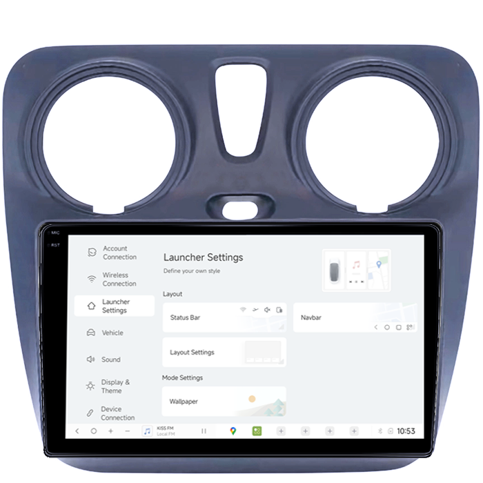 Navigatie dedicata Dacia Dokker 2012 DUDU3, 4GB RAM 64GB ROM, Octacore, Platforma 8581, Android, Display QLED 9", DSP, Carplay&AndroidAuto [5]