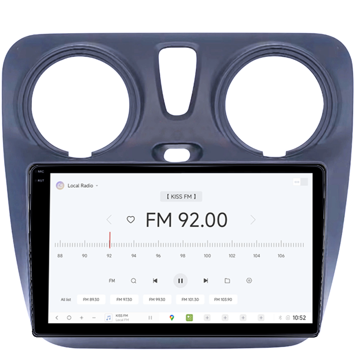 Navigatie dedicata Dacia Dokker 2012 DUDU3, 4GB RAM 64GB ROM, Octacore, Platforma 8581, Android, Display QLED 9", DSP, Carplay&AndroidAuto [4]