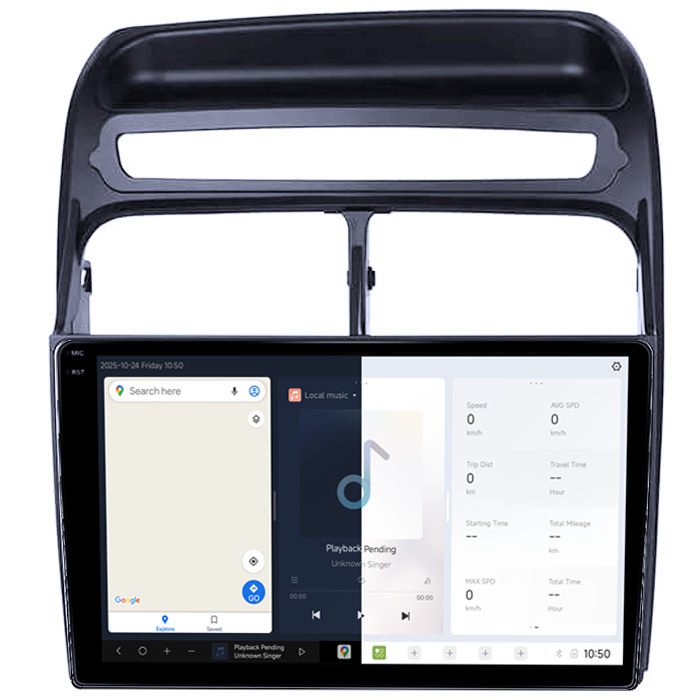 Navigatie dedicata Fiat Linea 2006-2012 DUDU3, 4GB RAM 64GB ROM, Octacore, Platforma 8581, Android, Display QLED 9", DSP, Carplay&AndroidAuto [2]