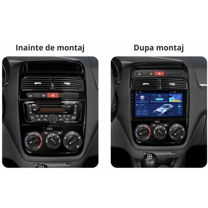 Navigatie dedicata Fiat Linea 2006-2012 DUDU3, 4GB RAM 64GB ROM, Octacore, Platforma 8581, Android, Display QLED 9", DSP, Carplay&AndroidAuto [6]