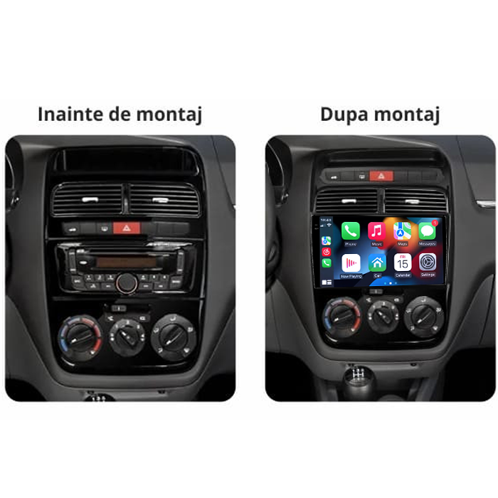 Navigatie dedicata Fiat Linea 2006-2012, 8GB RAM 128GB ROM, Octacore, Platforma TS18, Android 14, Display QLED 9", Suporta camera 360", DSP, Carplay&Android Auto, S [4]