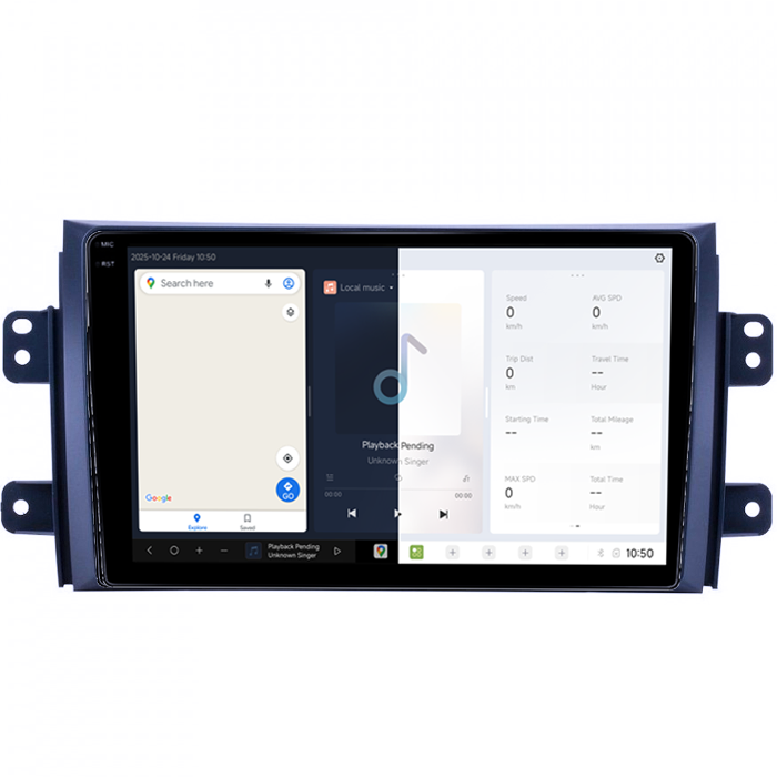 Navigatie dedicata Suzuki SX4 DUDU3, 4GB RAM 64GB ROM, Octacore, Platforma 8581, Android, Display QLED 9", DSP, Carplay&AndroidAuto [2]