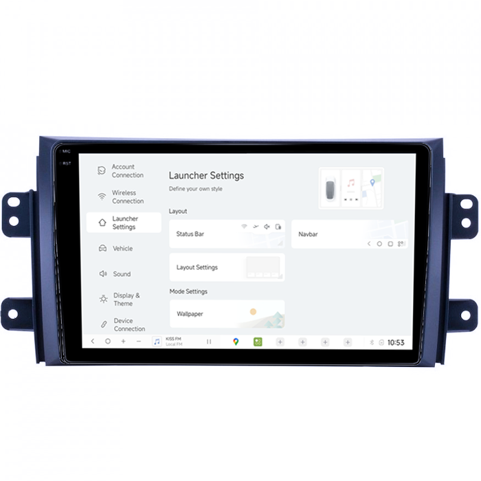 Navigatie dedicata Suzuki SX4 DUDU3, 4GB RAM 64GB ROM, Octacore, Platforma 8581, Android, Display QLED 9", DSP, Carplay&AndroidAuto [5]