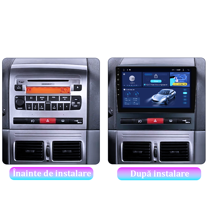 Navigatie dedicata Fiat Perla 9 2009 Idea 2011-2014, 4GB RAM 64GB ROM, Quadcore, Android 14, Display QLED 1K 9", DSP, Carplay&Android Auto, Suport camere AHD [5]