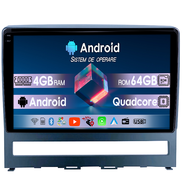 Navigatie dedicata Fiat Perla 9 2009 Idea 2011-2014, 4GB RAM 64GB ROM, Quadcore, Android 14, Display QLED 1K 9", DSP, Carplay&Android Auto, Suport camere AHD [1]