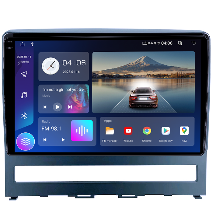 Navigatie dedicata Fiat Perla 9 2009 Idea 2011-2014, 4GB RAM 64GB ROM, Quadcore, Android 14, Display QLED 1K 9", DSP, Carplay&Android Auto, Suport camere AHD [2]