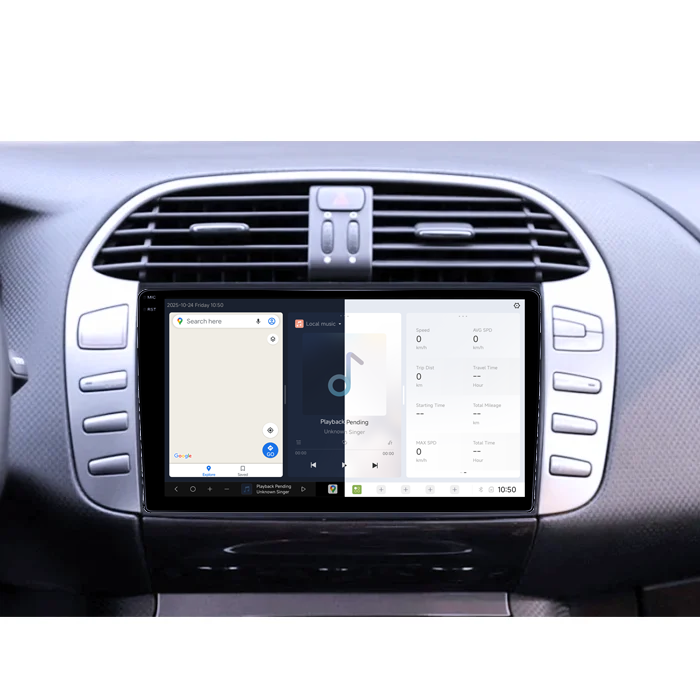 Navigatie dedicata Fiat Bravo 2008-2015 DUDU3, 4GB RAM 64GB ROM, Octacore, Platforma 8581, Android, Display QLED 9", DSP, Carplay&AndroidAuto [2]