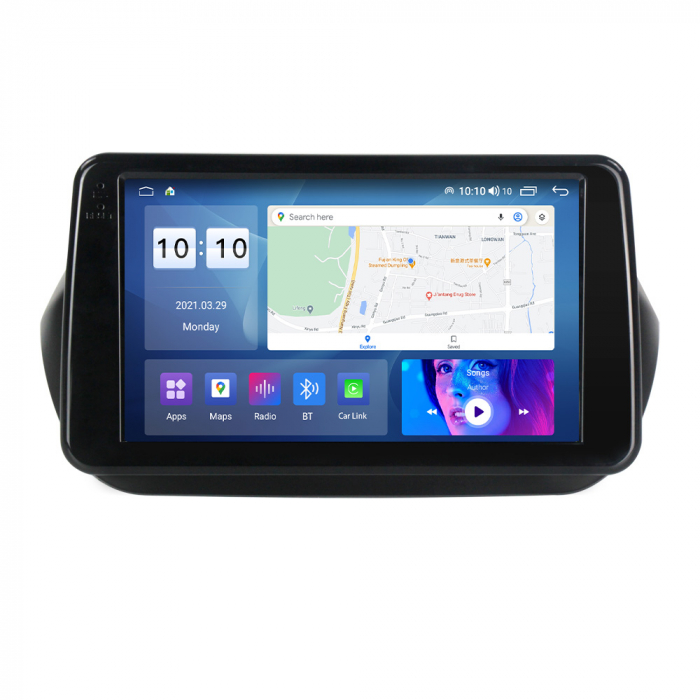 Navigatie dedicata Fiat Qubo 2008-2017, 12GB RAM 256GB ROM, Android 13, Rezolutie 2K, Display QLED, 9", DSP, Carplay, Android Auto, Internet, Youtube, Waze, Wi Fi, USB [3]