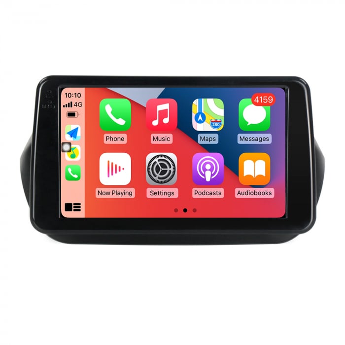 Navigatie dedicata Fiat Qubo 2008-2017, 12GB RAM 256GB ROM, Android 13, Rezolutie 2K, Display QLED, 9", DSP, Carplay, Android Auto, Internet, Youtube, Waze, Wi Fi, USB [4]