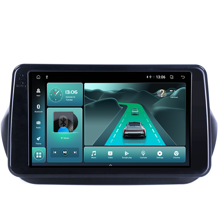 Navigatie dedicata Fiat Qubo 2008-2017, 8GB RAM 128GB ROM, Octacore, Platforma TS18, Android 13, Display QLED 9”, Suporta camera 360º, DSP, Carplay&Android Auto, SIM 4G, Ventilator Activ [4]