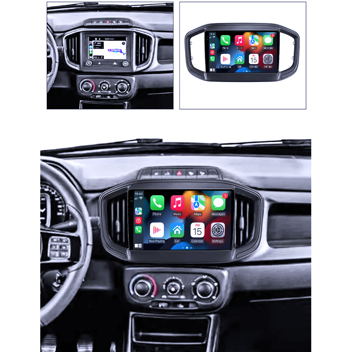 Navigatie dedicata Fiat Strada 2020-2021, 4GB RAM 64GB ROM, Procesor Qualcomm Octacore, Android 14, Rezolutie 2K, Display QLED 9", DSP, Carplay&Android Auto, SIM 4G [6]