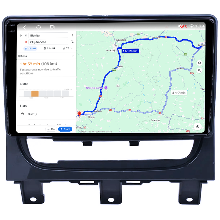 Navigatie dedicata Fiat Strada Idea 2012-2016, 4GB RAM 64GB ROM, Octacore, Android 14, Display QLED 1K 9", Carplay&Android Auto, SIM 4G, Ventilator Activ [4]