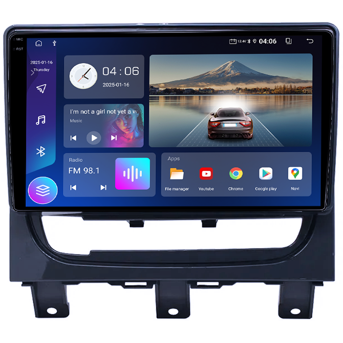 Navigatie dedicata Fiat Strada Idea 2012-2016, 4GB RAM 64GB ROM, Quadcore, Android 14, Display QLED 1K 9", DSP, Carplay&Android Auto, Suport camere AHD [2]