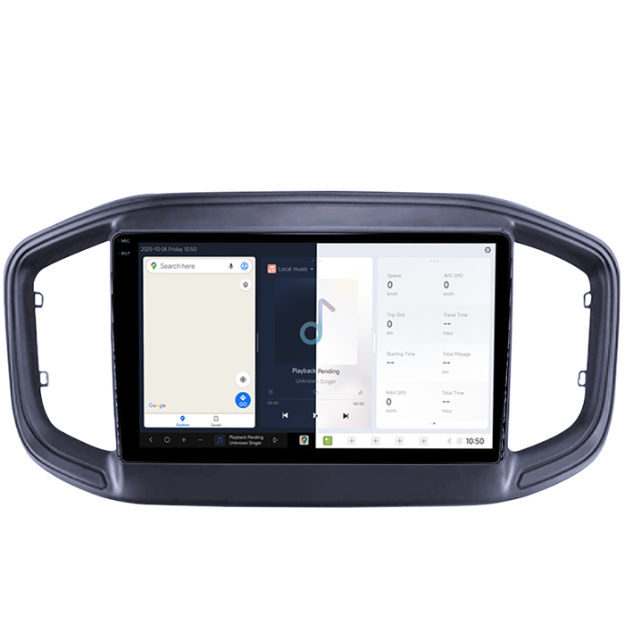Navigatie dedicata Fiat Strada 2020-2021 DUDU3, 4GB RAM 64GB ROM, Octacore, Platforma 8581, Android, Display QLED 9", DSP, Carplay&AndroidAuto [2]