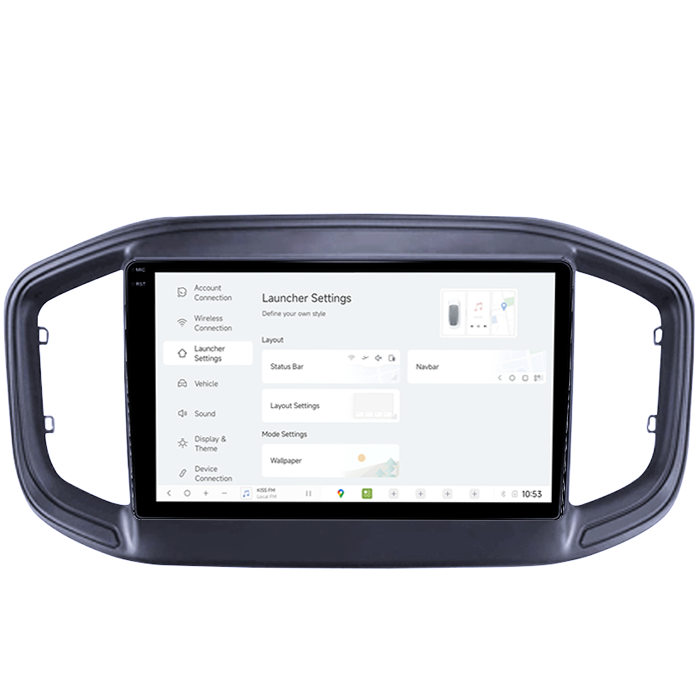 Navigatie dedicata Fiat Strada 2020-2021 DUDU3, 4GB RAM 64GB ROM, Octacore, Platforma 8581, Android, Display QLED 9", DSP, Carplay&AndroidAuto [5]
