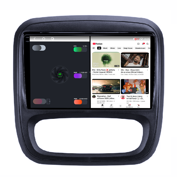Navigatie dedicata Fiat Talento 2016+, 4GB RAM 64GB ROM, Octacore, Android 14, Display QLED 1K 9", Carplay&Android Auto, SIM 4G, Ventilator Activ [3]