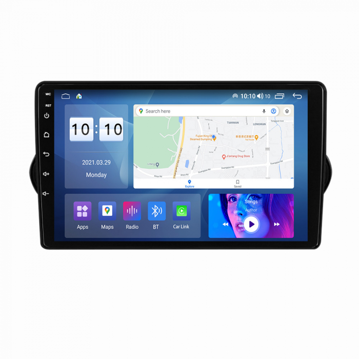 Navigatie dedicata Fiat Tipo 2015-2018, 4 GB RAM 32 ROM, Android 13, Display QLED, 9", DSP, Carplay, Android Auto, Internet, Youtube , Waze , Wi Fi , Usb , Bluetooth [4]