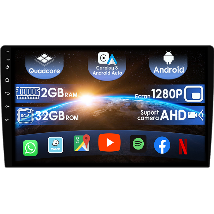 (Resigilata) Navigatie dedicata Fiat Tipo 2022+, 2GB RAM 32GB ROM, Quad Core, Display 9" IPS Full HD, Carplay&Android Auto, Android 14, Suport camere AHD [1]