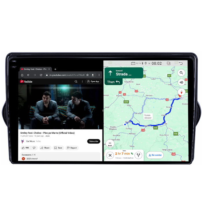 Navigatie dedicata Fiat TIPO, Egea 2015, 4GB RAM 64GB ROM, Quadcore, Android 14, Display QLED 1K 9", DSP, Carplay&Android Auto, Suport camere AHD [4]
