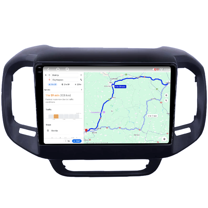 Navigatie dedicata Fiat Toro 2016-2019, 4GB RAM 64GB ROM, Octacore, Android 14, Display QLED 1K 9", Carplay&Android Auto, SIM 4G, Ventilator Activ [4]
