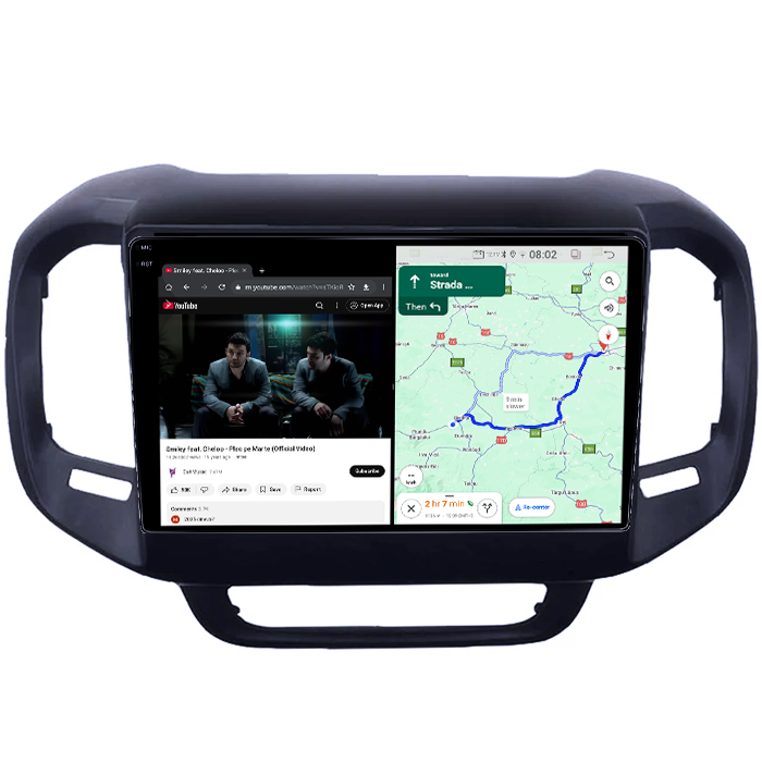 Navigatie dedicata Fiat Toro 2016-2019, 4GB RAM 64GB ROM, Quadcore, Android 14, Display QLED 1K 9", DSP, Carplay&Android Auto, Suport camere AHD [4]