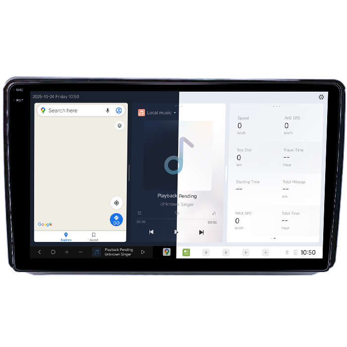 Navigatie dedicata Fiat Viaggio/Ottimo DUDU3, 4GB RAM 64GB ROM, Octacore, Platforma 8581, Android, Display QLED 9", DSP, Carplay&AndroidAuto [2]