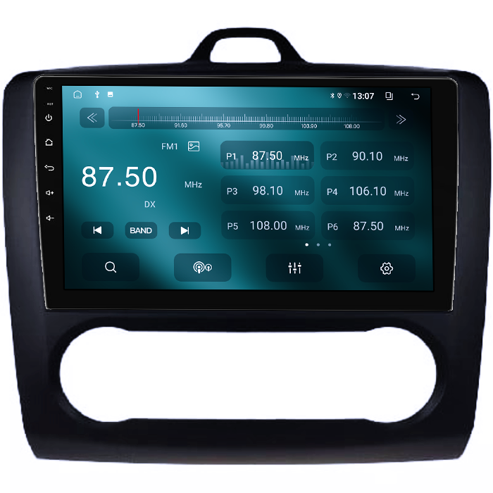 (Resigilata) Navigatie dedicata Focus 2004-2011 Clima Automata, Neagra, 2GB RAM 32GB ROM, Quad Core, Display 9" IPS Full HD, Carplay&Android Auto, Android 14, Suport camere AHD [3]