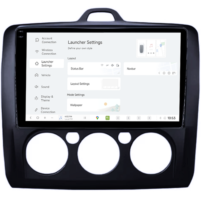 Navigatie dedicata Focus 2004-2011 Clima Manuala, Neagra, DUDU3, 4GB RAM 64GB ROM, Octacore, Platforma 8581, Android, Display QLED 9", DSP, Carplay&AndroidAuto [5]