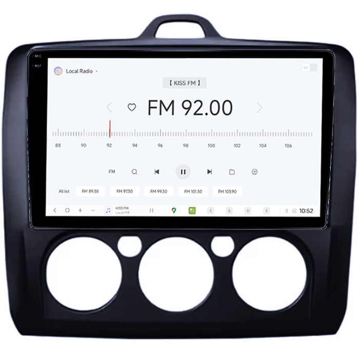 Navigatie dedicata Focus 2004-2011 Clima Manuala, Neagra, DUDU3, 4GB RAM 64GB ROM, Octacore, Platforma 8581, Android, Display QLED 9", DSP, Carplay&AndroidAuto [4]