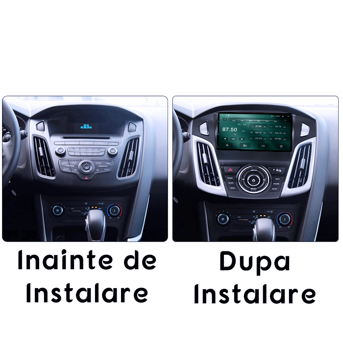 Navigatie dedicata Ford Focus 2011-2015, DUDU3, 4GB RAM 64GB ROM, Octacore, Platforma 8581, Android, Display QLED 9", DSP, Carplay&AndroidAuto [6]