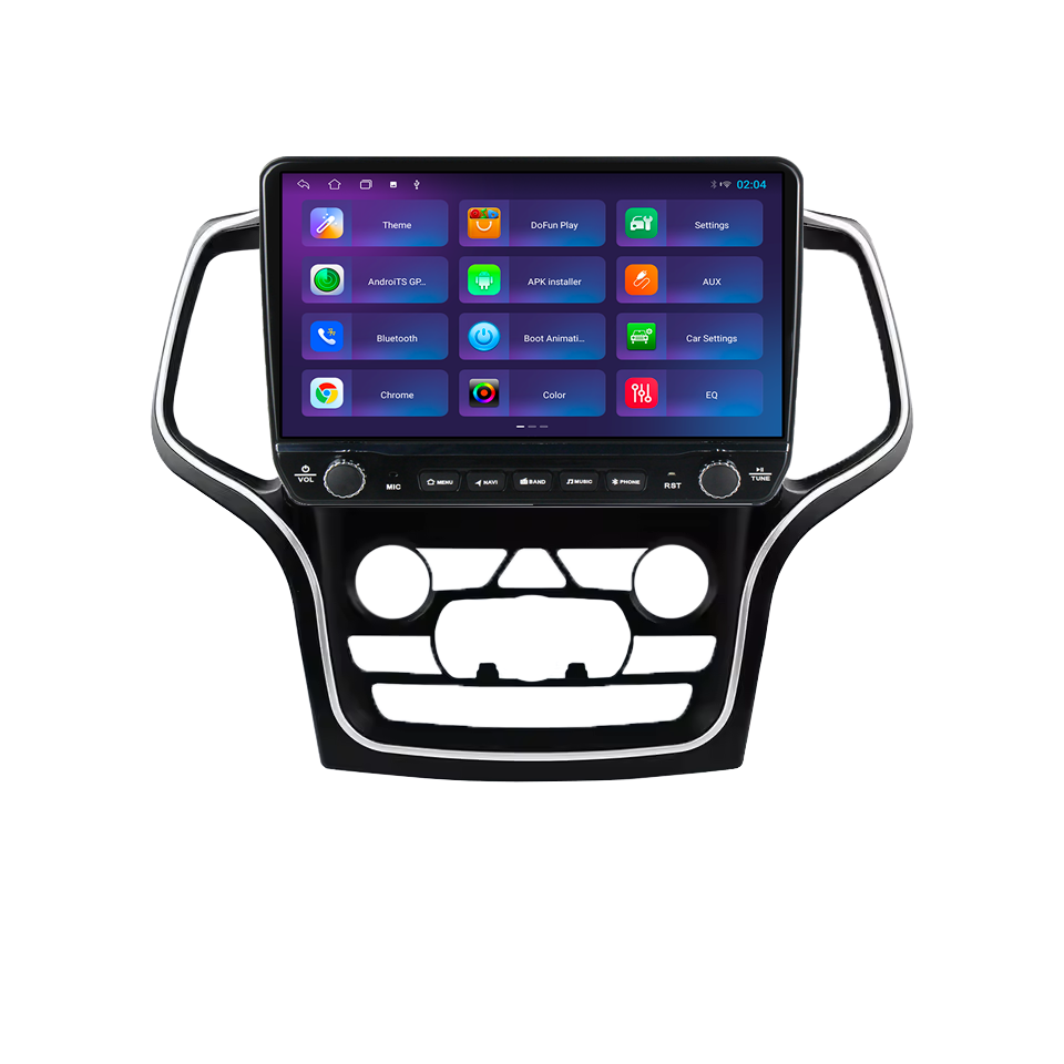 Navigatie dedicata Jeep Grand Cherokee 2014-2017 Tesla Cu Butoane Rotative Model 2024, 4GB RAM 64GB ROM, Procesor Quadcore, Android 14, Display QLED 10", DSP, Carplay&AndroidAuto [3]