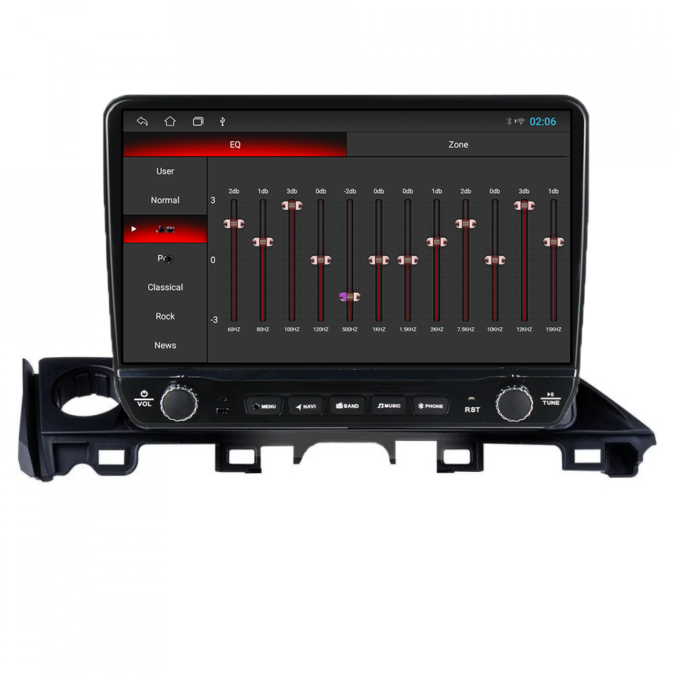 Navigatie dedicata Mazda 6 2017-2019 Tesla Cu Butoane Rotative Model 2024, 4GB RAM 64GB ROM, Procesor Quadcore, Android 14, Display QLED 10", DSP, Carplay&Android [2]