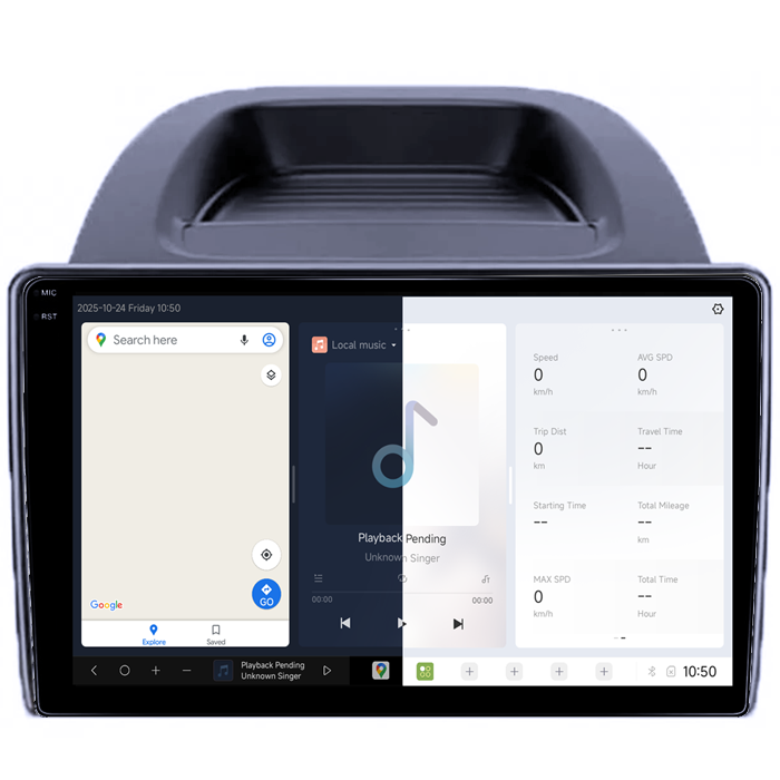 Navigatie dedicata Ford Ecosport 2018-2023 DUDU3, 4GB RAM 64GB ROM, Octacore, Platforma 8581, Android, Display QLED 9", DSP, Carplay&AndroidAuto [2]